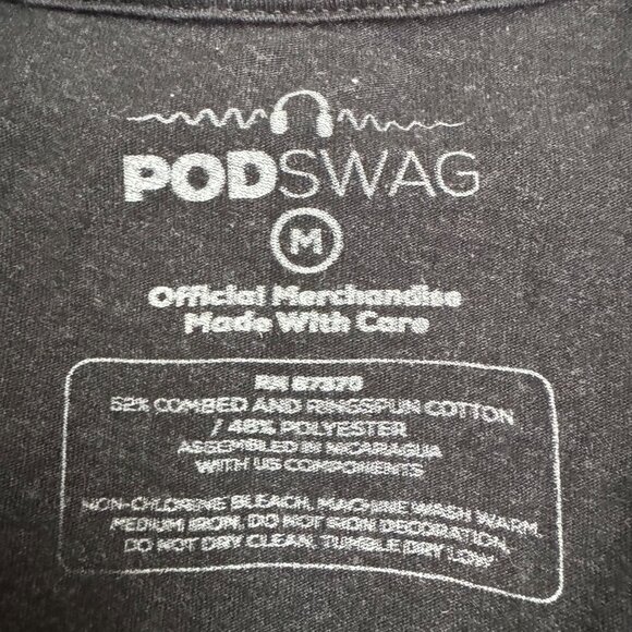 U Talkin U2 To Me Graphic Tee Shirt Podswag Official Merchandise Black - Picture 4 of 8